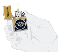 Load image into Gallery viewer, Zippo Lighter - Custom Engraved with Your Message for NHL Nashville Predators 2024 Street Chrome Pocket Lighter 46197