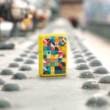 Load image into Gallery viewer, Zippo Lighter - Customized Message on Barn Quilt Sunflower Pocket Lighter 46586