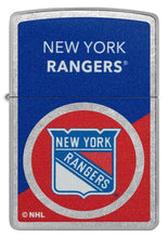 Load image into Gallery viewer, Zippo Lighter - Custom Engraved with Your Message for NHL New York Rangers 2024 Street Chrome Pocket Lighter 46200
