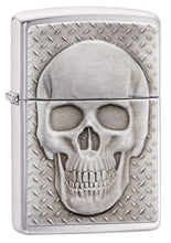 Load image into Gallery viewer, Zippo Lighter - Personalized Custom Message Engraved on Back for Skull with Brain Surprise Windproof Zippo Lighter #29818
