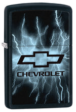 Load image into Gallery viewer, Zippo Lighter - Personalized Message Engraved on Backside for Chevy Chevrolet Windproof Lighter Black Matte Z477