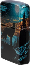 Load image into Gallery viewer, Zippo - Customized Message on Moonlight Wolf 540 Tumbled Chrome Pocket 46252