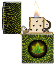 Load image into Gallery viewer, Zippo Lighter- Custom Message Engraved on Leaf Maze - 540 Fusion 46276