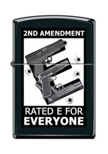 Load image into Gallery viewer, Zippo Lighter- Personalized Engrave for Second 2nd Amendment Gun Rated E #Z5105