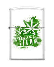 Load image into Gallery viewer, Zippo Lighter - Personalized Custom Message Engraved on Back for Leaf Designs Windproof Zippo Lighter (Cypress Hill Leaf #Z5335)