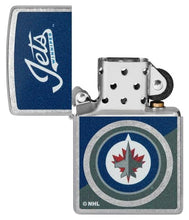 Load image into Gallery viewer, Zippo Lighter - Custom Engraved with Your Message for NHL Winnipeg Jets 2024 Street Chrome Pocket Lighter 46212