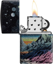 Load image into Gallery viewer, Zippo - Customized Message on Space in Color 540 Tumbled Chrome Pocket 46432