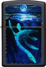 Load image into Gallery viewer, Zippo Black Light Loch Ness Design Pocket Lighter