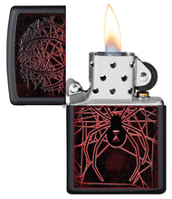 Load image into Gallery viewer, Zippo Lighter- Personalized Engrave Animal Design Black Widow Spider 49791