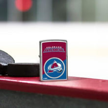 Load image into Gallery viewer, Zippo Lighter - Custom Engraved with Your Message for NHL Colorado Avalanche 2024 Street Chrome Pocket Lighter 46187