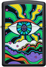 Load image into Gallery viewer, Zippo Black Light Eye Design Pocket Lighter