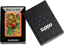 Load image into Gallery viewer, Zippo Sunglass Woman Design Orange Matte Pocklet Lighter