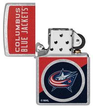 Load image into Gallery viewer, Zippo Lighter - Custom Engraved with Your Message for NHL Columbus Blue Jackets 2024 Street Chrome Pocket Lighter 46188