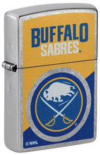 Load image into Gallery viewer, Zippo Lighter - Custom Engraved with Your Message for NHL Buffalo Sabres 2024 Street Chrome Pocket Lighter 46183