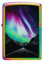 Load image into Gallery viewer, Zippo Lighter - Custom Engraved with Your Message for Aurora Road Design Multi Color Pocket Lighter 46236