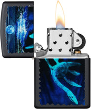 Load image into Gallery viewer, Zippo Black Light Loch Ness Design Pocket Lighter