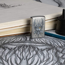 Load image into Gallery viewer, Zippo Lighter- Personalized Engrave on Viking Design Warrior #29871