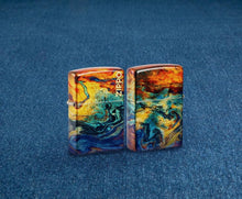 Load image into Gallery viewer, Zippo Lighter- Personalized for Colorful 540 Fusion Tumbled Pocket Lighter 48778