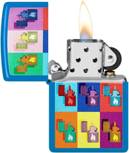 Load image into Gallery viewer, Zippo Lighter - Personalized Customize Message Engrave on Backside for Zippo Brand Design Logo Lighter (Pop Art Collage 48722)