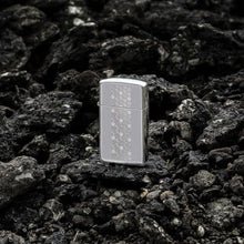Load image into Gallery viewer, Zippo Lighter - Custom Engraved with Your Message for Slim® Honeycomb Design High Polish Chrome Pocket Lighter 46270
