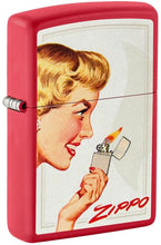 Load image into Gallery viewer, Zippo Lighter - Custom Engraved with Your Message for Vintage Ad Lighter Set Matte Pocket Lighters 46295
