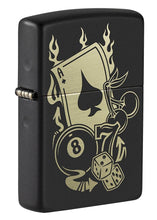 Load image into Gallery viewer, Zippo Lighter- Personalized Engrave Ace of Spades Card Game Casino 49257
