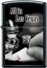 Load image into Gallery viewer, Zippo Lighter- Personalized Ace of Spades Card Game All in Las Vegas Z5119