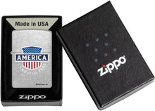Load image into Gallery viewer, Zippo Lighter -Custom Message Engrave for Buck Wear America Street Chrome 48938