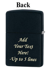 Load image into Gallery viewer, Zippo Lighter - Personalized Customize Message Engrave on Backside for Ford Design Zippo Lighter (Ford Mustang Neon 48404)