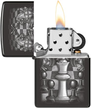 Load image into Gallery viewer, Zippo Lighter- Personalized Custom Message Engraved on Back Game Zippo Windproof Lighter Chess 48762