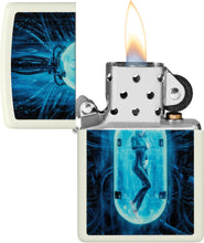 Load image into Gallery viewer, Zippo Tube Woman Design Glow in The Dark Matte Pocket Lighter