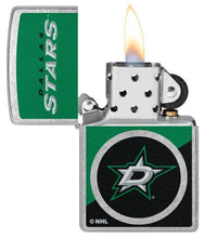 Load image into Gallery viewer, Zippo Lighter - Custom Engraved with Your Message for NHL Dallas Stars 2024 Street Chrome Pocket Lighter 46189