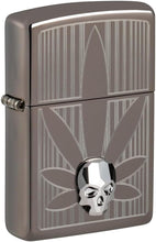 Load image into Gallery viewer, Zippo Lighter - Personalized Message Engraved on Backside Leaf Smoke Collection Windproof Lighter