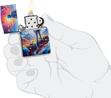 Load image into Gallery viewer, Zippo Lighter - Customized Message on Mushroom Forest 540 Matte Pocket 46433