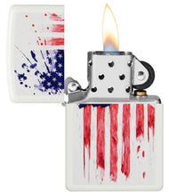 Load image into Gallery viewer, Zippo Lighter- Personalized for US Patriotic US American Flag 49783