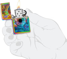Load image into Gallery viewer, Zippo Lighter - Customized Message Spacey Eye Multi Color Pocket Lighter 46431