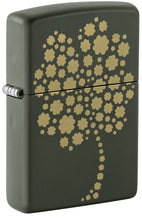 Load image into Gallery viewer, Zippo Lighter- Personalized Engrave Lucky Clover Shamrock Clover Irish #48501