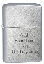 Load image into Gallery viewer, Zippo Lighter- Personalized Message for Turtle Design Herringbone Sweep #Z158
