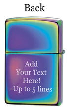 Load image into Gallery viewer, Zippo Lighter - Customized Message Spacey Eye Multi Color Pocket Lighter 46431