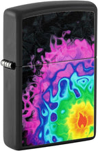 Load image into Gallery viewer, Zippo Lighter - Personalized Customize Message Engrave on Backside for Zippo Brand Design Logo Lighter (Flame Pattern 48733)