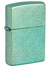 Load image into Gallery viewer, Zippo - Customized Message on Atomic Leaf , Photo 360 - High Polish Green 46294