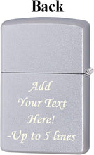 Load image into Gallery viewer, Zippo Lighter- Personalized Engrave Lucky Clover Shamrock St. Nick Frosty Z5337