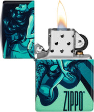 Load image into Gallery viewer, Zippo Mermaid Design 540 Color Pocket Lighter