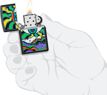 Load image into Gallery viewer, Zippo Black Light Eye Design Pocket Lighter