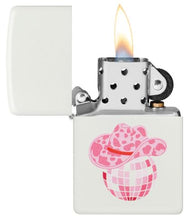 Load image into Gallery viewer, Zippo Lighter - Custom Engraved with Your Message - Honky Tonk Design - White Matte 46468