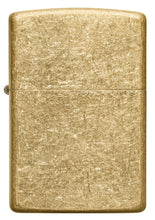 Load image into Gallery viewer, Zippo Lighter - Personalized Custom Message Engrave on Brass Windproof Lighter Tumbled Brass 49477