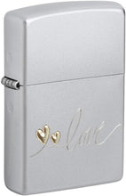 Load image into Gallery viewer, Zippo Lighter- Personalized Loving Embrace Valentine Love 48725