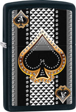 Load image into Gallery viewer, Zippo Lighter- Ace of Spades Card Game Designs Windproof Lighter (Ace of Spades #Z418)