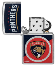 Load image into Gallery viewer, Zippo Lighter - Custom Engraved with Your Message for NHL Florida Panthers 2024 Street Chrome Pocket Lighter 46193