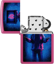 Load image into Gallery viewer, Zippo Flame TV Man Design Frequency Pocket Lighter